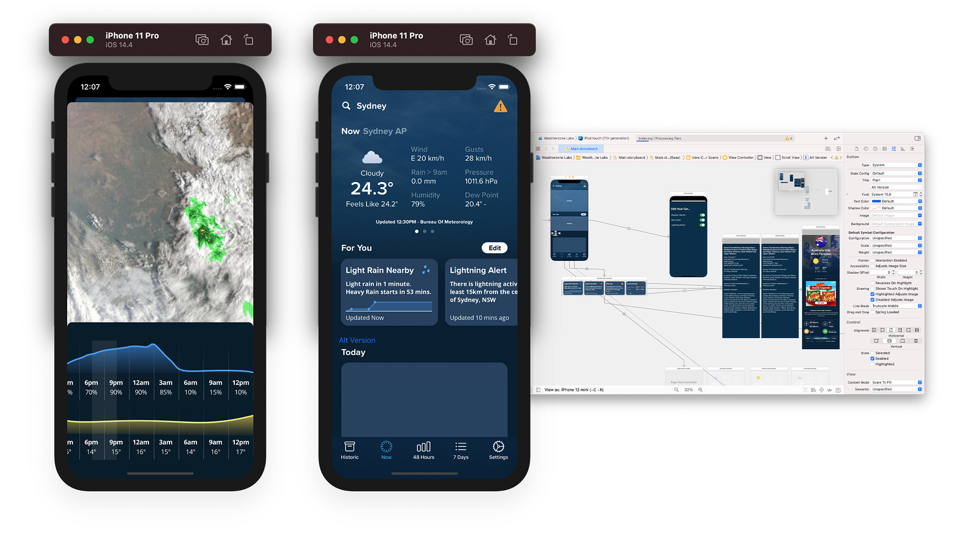 Weatherzone Future Radar