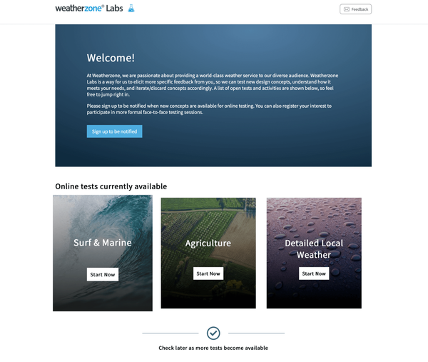 Weatherzone Labs